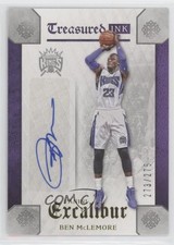 2015-16 Panini Excalibur Treasured Ink 273/275 Ben McLemore #TI-BML Auto ni4