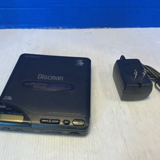 Vintage SONY D-66 Discman Portable CD Player Runs, Will not read disc Parts Only