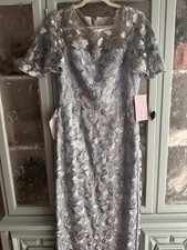 NWT JD Group Women's Size 10 Blue Wedding Mother Of Bride Dress