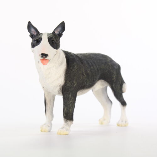 Bull Terrier Hand Painted Figurine Statue Brindle - Picture 1 of 1