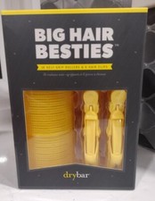 DryBar Big Hair Besties 16 Self Grip Rollers  6 Hair Clips NEW in Box