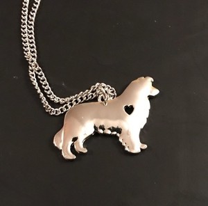 border collie pendant