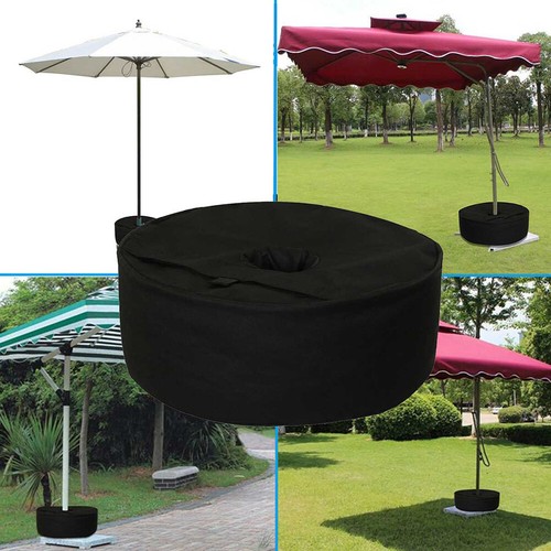 18" Terrassenschirmständer Gewicht Sandsack für Outdoor Schirm Garten Sockel Halter - Bild 2 von 8