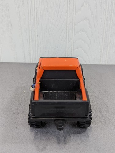 Buddy L Vintage Metal Plastic Diecast 5.5" Jeep Trailer & 3.5" Orange Truck - Picture 11 of 12