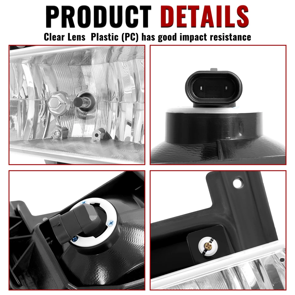 Right Driving Fog Light For Ford F150/F250/Expedition 1997-1998 Pickup W/Bulb Foto 3 de 4