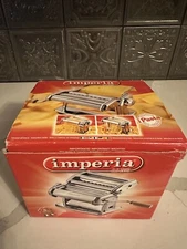 Vintage Italy Imperia Pasta Maker New Open Box Heavy Duty