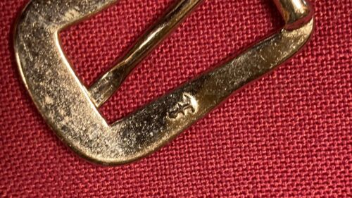 3 Fibbia cintura fondina pelle pistola vintage ricambi originali North & Judd anni 50 60 - Foto 10 di 10