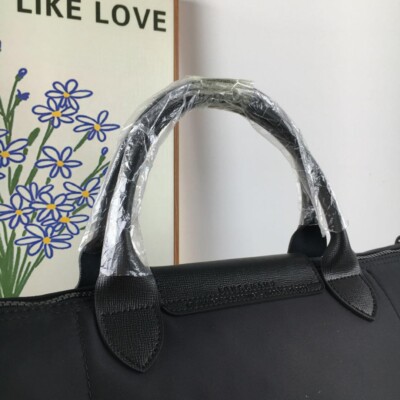 Longchamp Le Pliage Neo M Black Shoulder Tote Bag outlet new | eBay