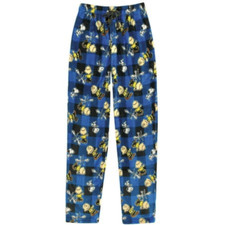 Official Peanuts Snoopy Blue Christmas Santa Comfy Pajama Sleepwear Lounge Pants