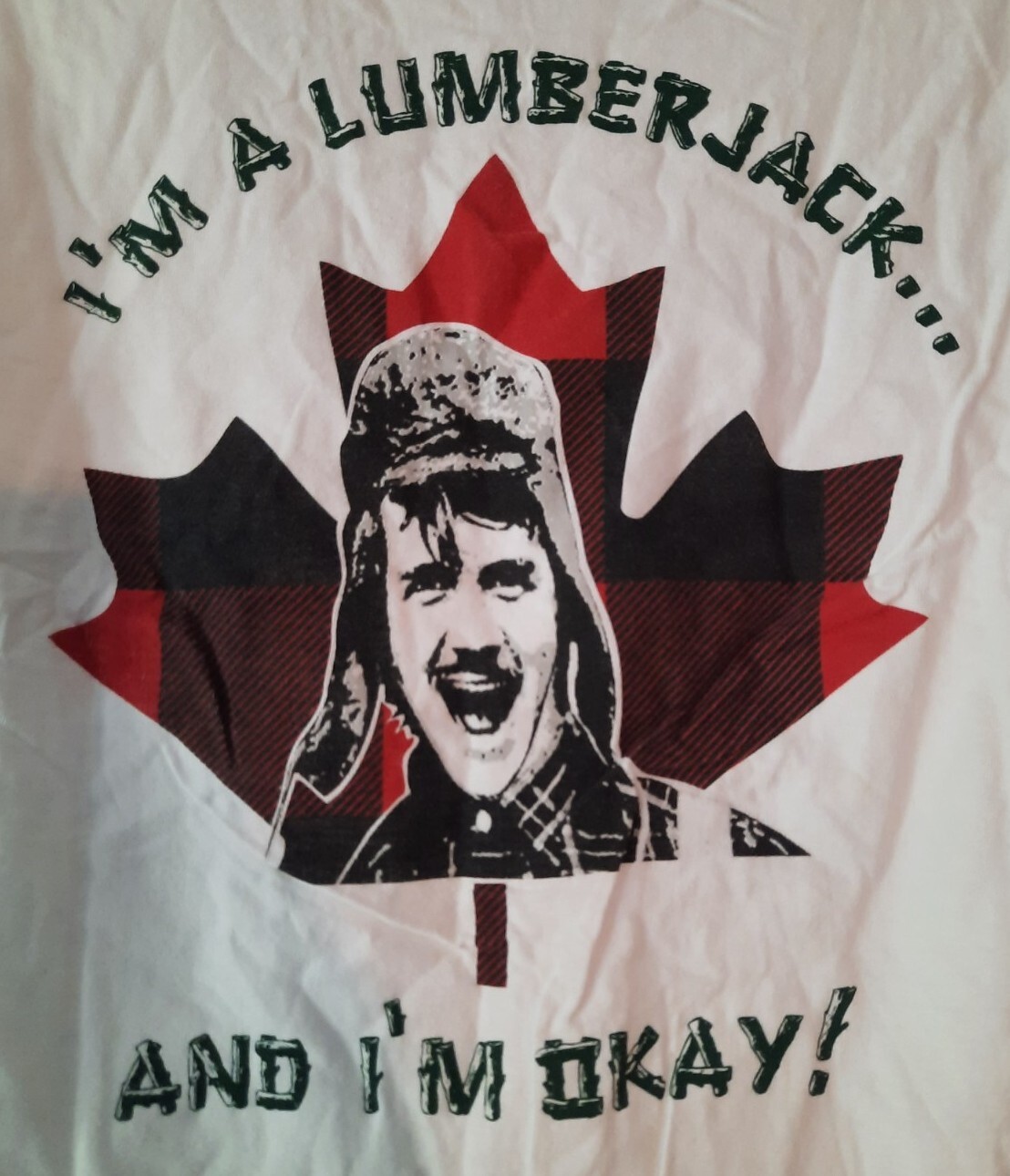 Vintage Monty Python Lumberjack Flying Circus T S… - image 4