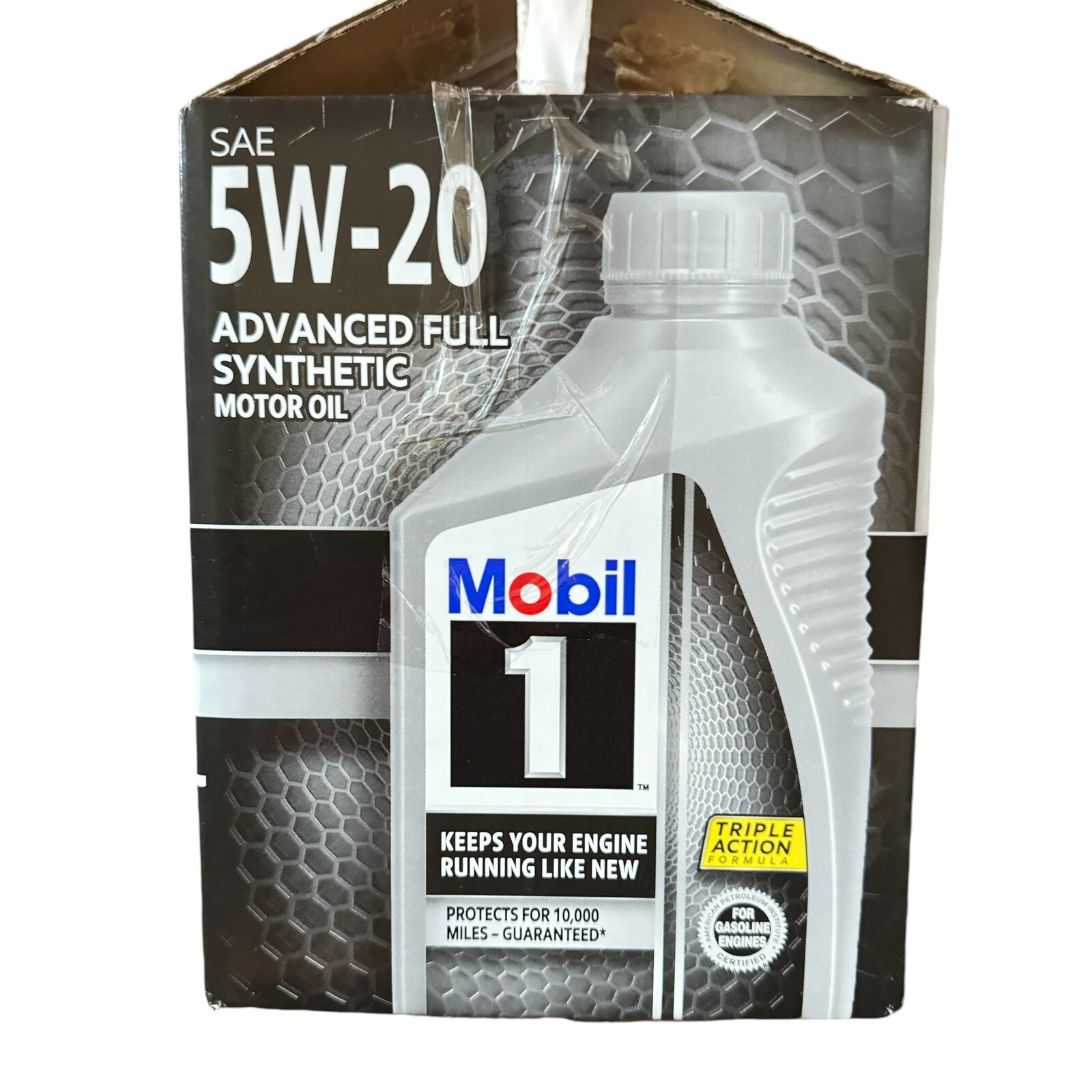 Mobil 103008 (6) 5W20 Advanced Full Synthetic Engine Oil, NASCAR