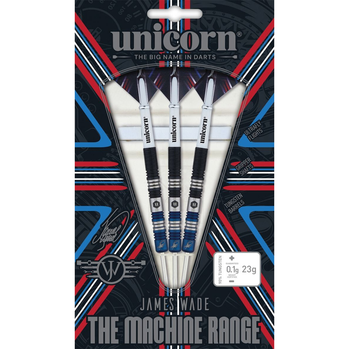 Unicorn Steeltip Darts 22g James Wade Phase 2 Wraith Unicorn