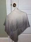 NWT Lauren Conrad Oversized Rectangle Scarf Wear Multiple Ways, Gray and Creme — photo 6