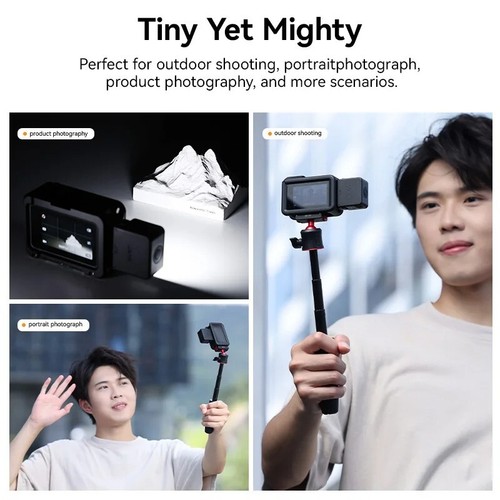 Ulanzi LM18 Waterproof LED Video Fill Light 5600K for DJI Osmo & Pocket 3 - Picture 2 of 7