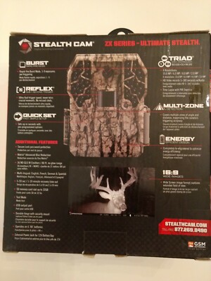 Stealth Cam ZX36NG No Glo Infrared Scouting Camera 10 MP 80 Ft