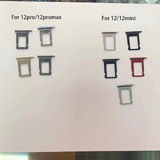 SIM Card Slot Tray Dock for iPhone 12/12 Mini/12 Pro/12 Pro Max Single Dual Card