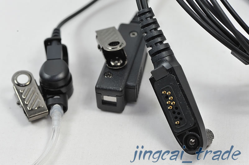 Micro-casque Oreillette Avec Crochet D'oreille Pour Radios HYT Hytera (TC-710, TC-780, Etc.)