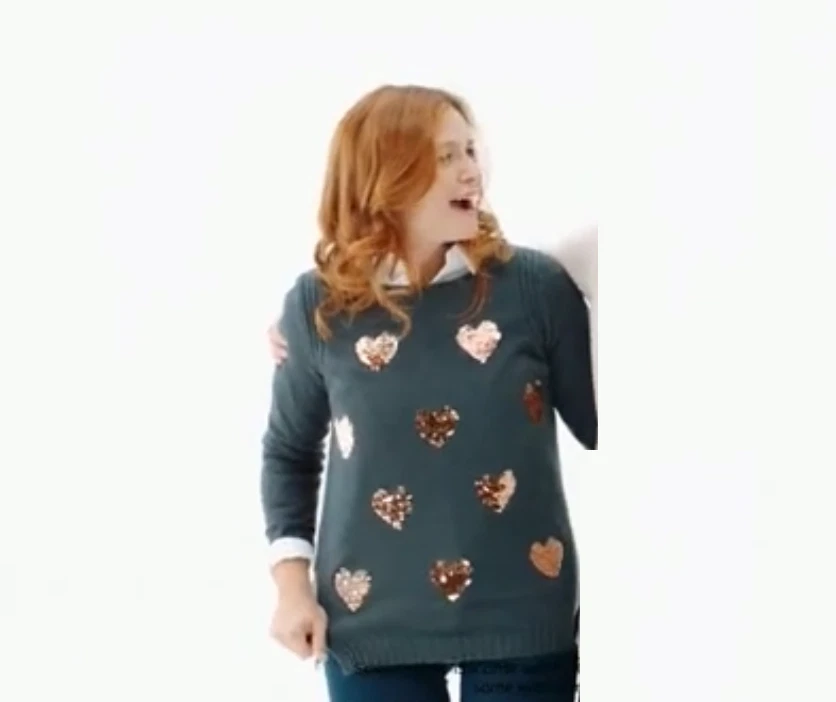 Lauren conrad 2025 heart sweater