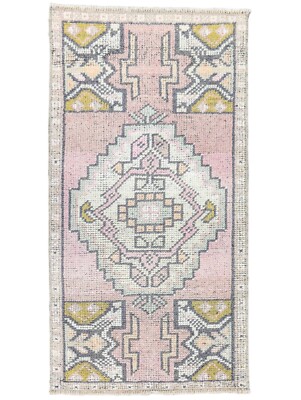 Turkish Door Mat, Bath Rug Runner, Bathroom Rug, Vintage Oushak Rug, 1 ...