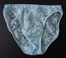 Vintage Victoria's Secret 90s Stretch Lace High Cut Brief Panty Size SMALL