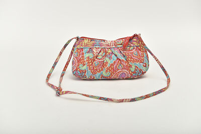 Vera Bradley Cross Body Pleated Bag in Paisley In Paradise {EX+}