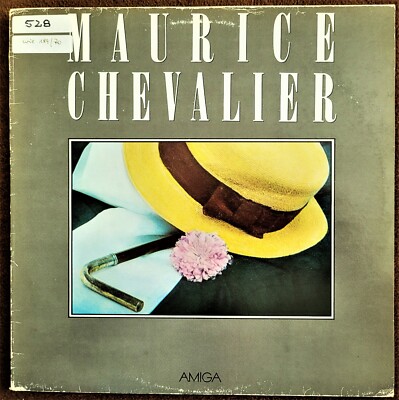 LP 12'' Amiga: Maurice Chevalier, Misprint Vinyl, Pop Chanson, Repress 1987