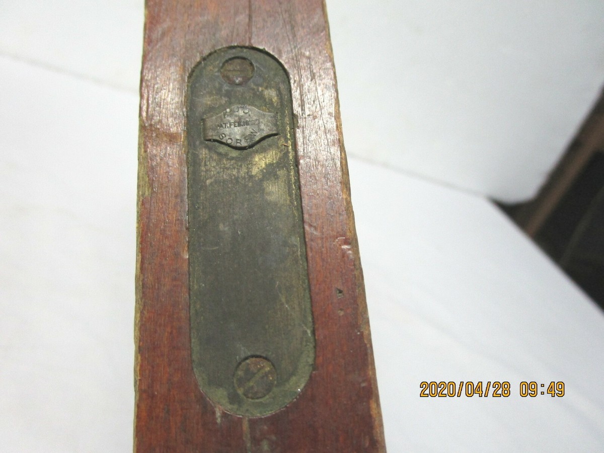 Vintage Stanley 28 inch wood level Pat 6-2-91 & 6-23-96 | eBay