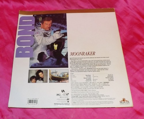 ๐ Moonraker Deluxe Letterbox Laserdisc 2 Disc Set James Bond 007 Roger Moore - Picture 3 of 4