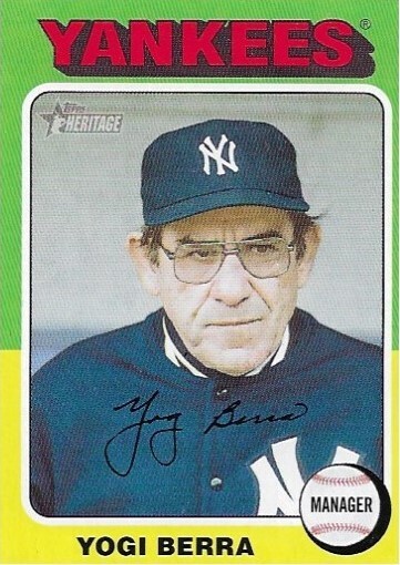 2024 Topps Heritage Managers Card #123 Featuring Yogi Berra