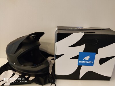 BLUEGRASS Legit Black Texture Fullface Helm Rennsport Fahrradhelm Gr.S 54/56 Neu