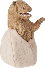 Folkmanis 3134 Dinosaur Egg Hand Puppet, One Size, Green, Tan, Brown