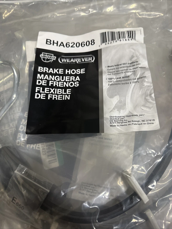 Тормозной гидравлический шланг CARQUEST BHA620608 подходит для 2005 Ford F-350 Super Duty - Изображение 2 из 2