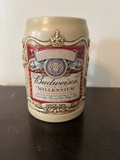 Budweiser Millennium Label Stein by Anheuser-Busch 2000