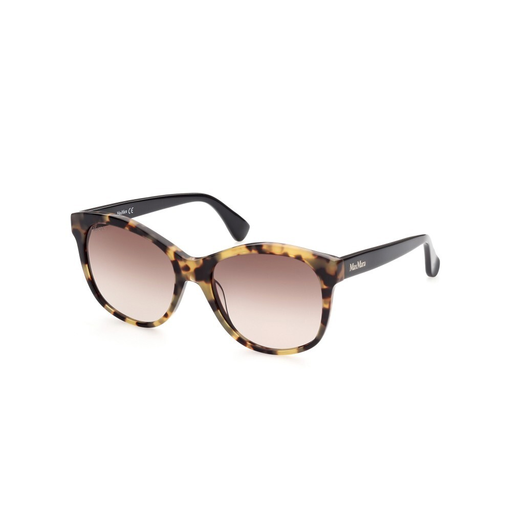 MAX MARA LOGO1 MM0007 56F Желтая пластиковая оправа для солнцезащитных очков Havana 56-18-140 25690₽
