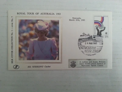 ROYAL TOUR AUSTRALIA 1983 PRINCESS DIANA CHARLES Commemorative Event COVER no. 7 - Image 1 of 2
