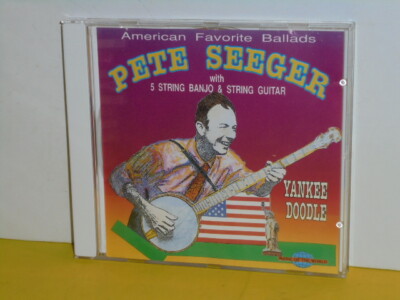 CD - PETE SEEGER WITH 5 STRING BANJO & STRING GUITAR - YANKEE DOODLE