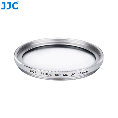 JJC Silber 40,5 mm Ultra Slim Frame Multi-Coated UV Filter Kamera Objektiv Schutz