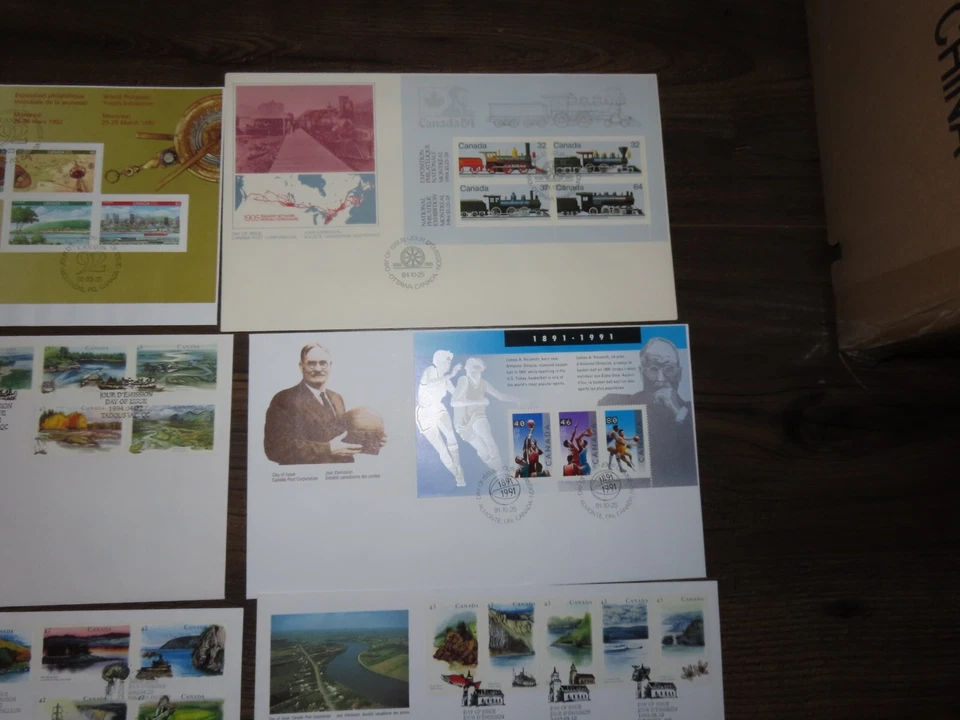 8 Canada Lqrge Format FDC,s Souvenir Sheets & Booklet Panes - face value $18.25 - Image 3 of 4