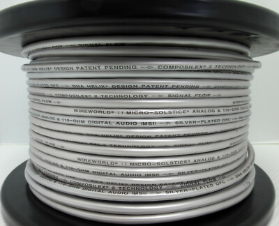 WireWorld Micro Solstice 7 Bulk unterminated Audio Interconnect Cable DIY 