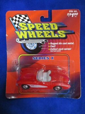 Maisto Speed Wheels Series X 1957 Corvette Chevrolet Red Diecast
