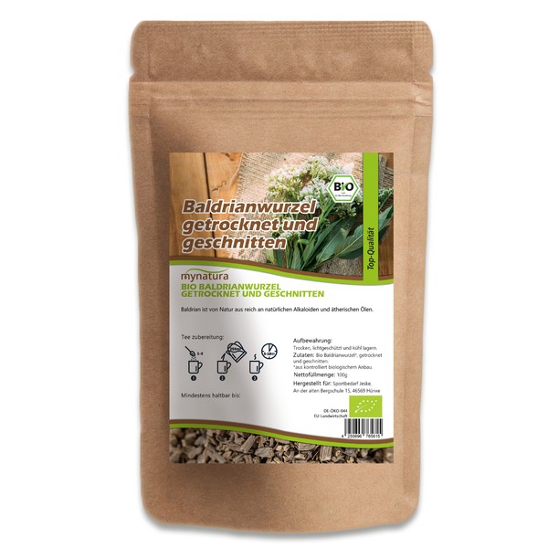 Mynatura Bio Baldrianwurzel Geschnitten (250G) Naturprodukt Tee Kochen Tinkturen-image