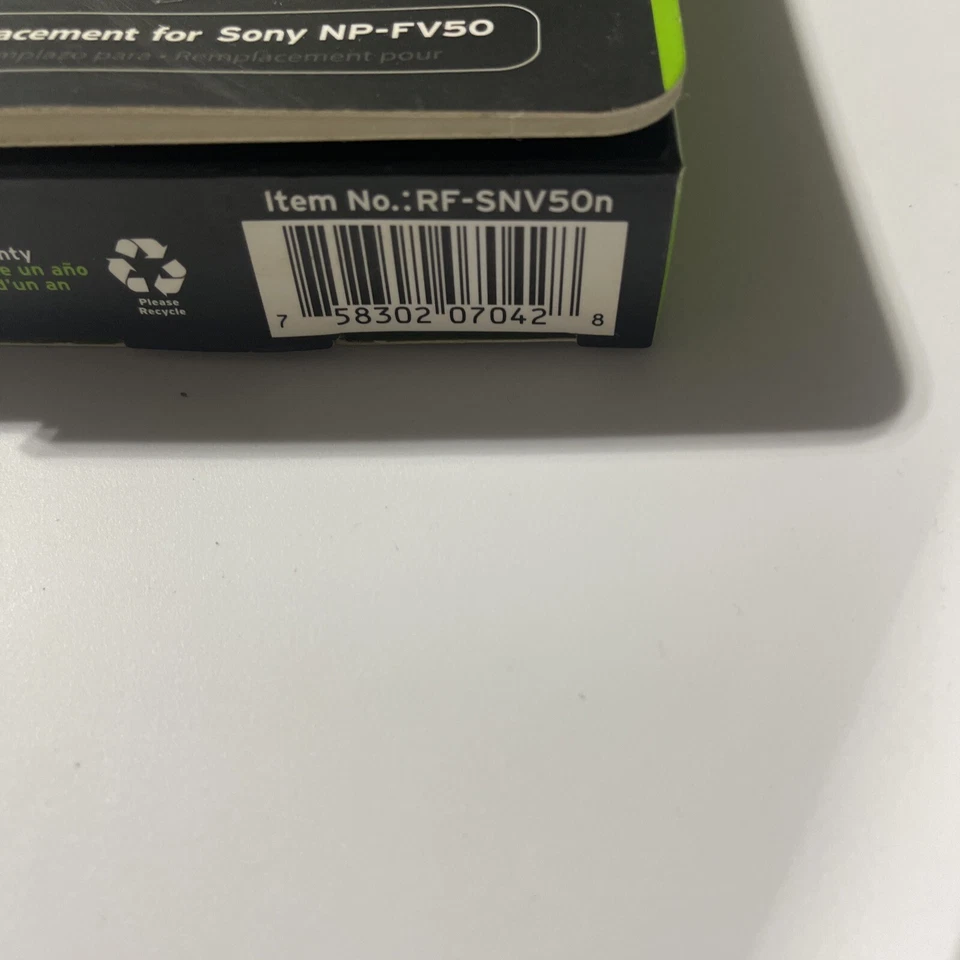 Batería recargable para videocámara Sony NP-FV50 |RB3 Foto 3 de 3
