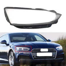 Headlight Clear Lens Shell Cover +Glue Right For Audi A5 2017-2019 2020 S5 RS5
