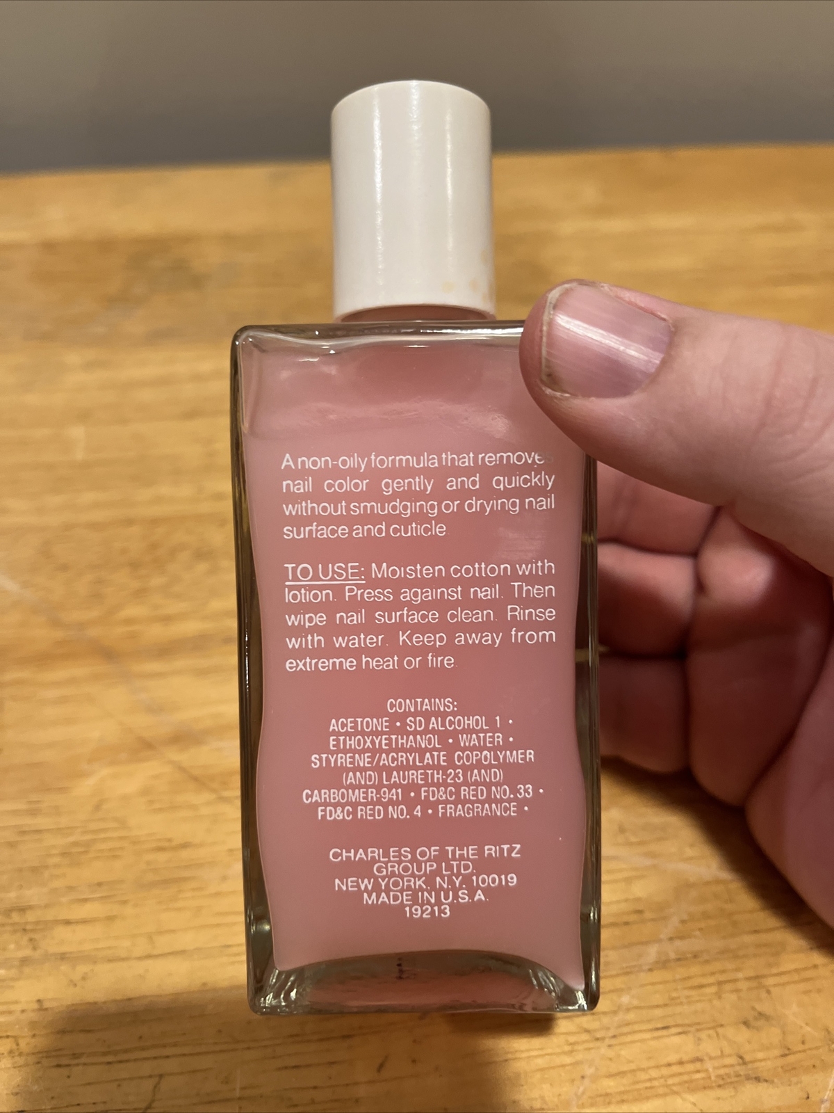 Charles Of The Ritz Gentle Color Remover Lotion 6 Oz Vintage