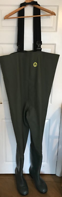 Amblers Tyne  Safety Chest Wader Wellingtons Steel Toe Fishing size 12 boots