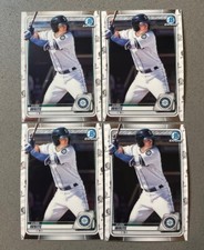 4 Lot 2020 Bowman Chrome Prospects Baseball MLB #BCP-77 Evan White Base