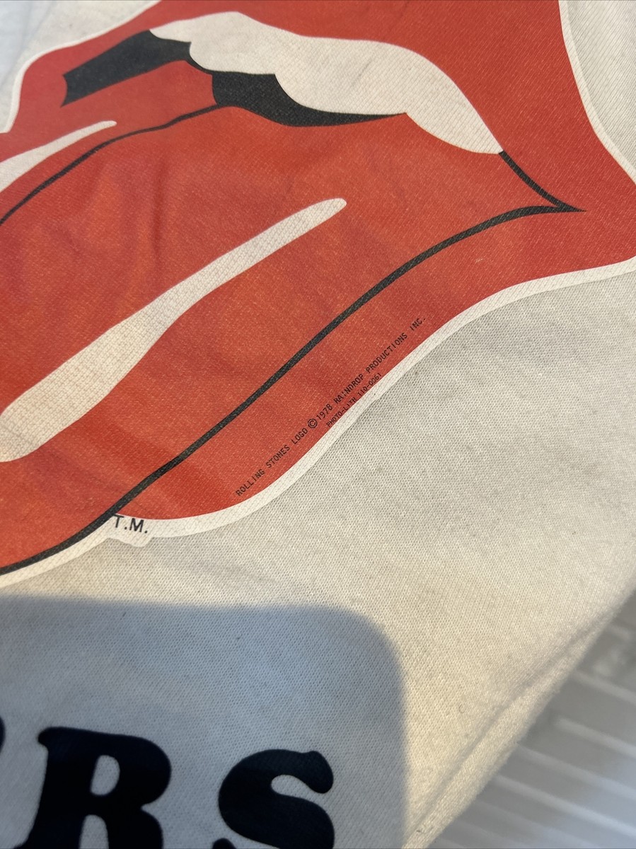 Vintage Original 70s Rolling Stones Bootleg Parking Lot Tee T