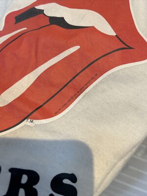 Vintage Original 70s Rolling Stones Bootleg Parking Lot Tee T