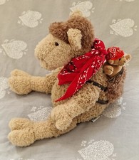 Jellycat Back Packer Camel Very Rare 1999 Retired With Baby 