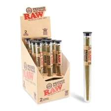 RAW Rolling Papers KING SIZE PRESSED BUD WRAP CONES 1 TUBE/ 2 Pre Rolled Cones